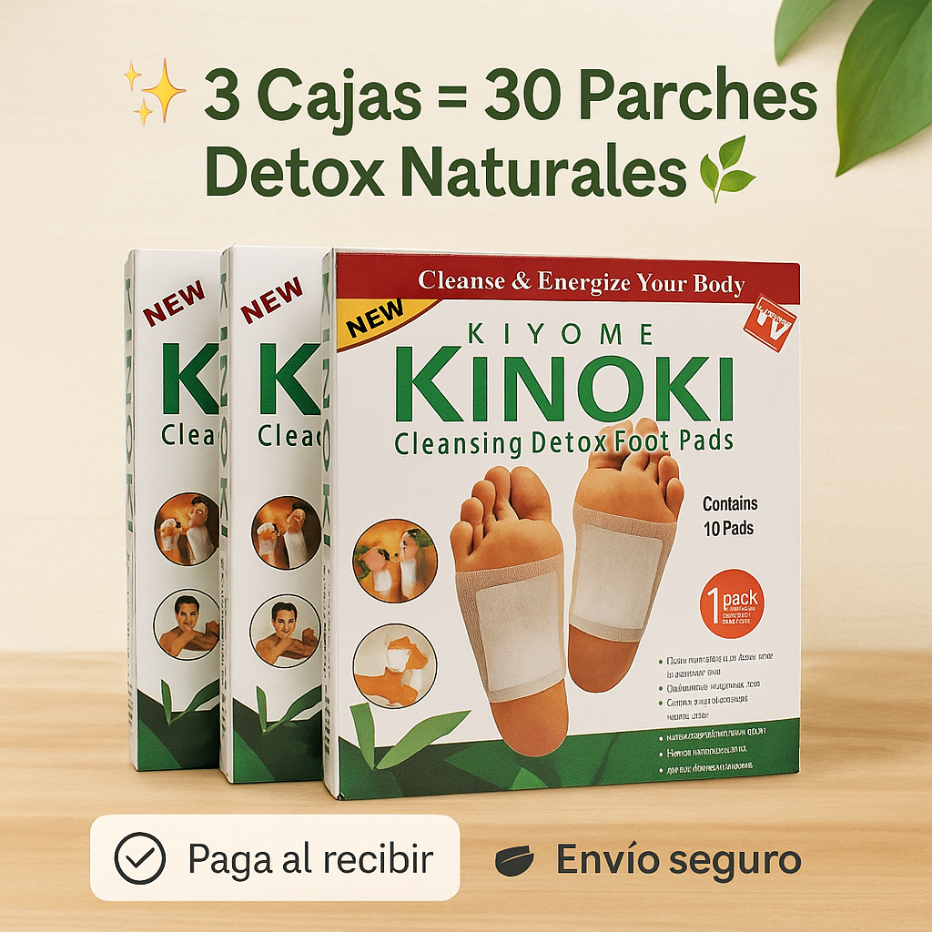 VitalKinoki™ | Parches Detox Naturales