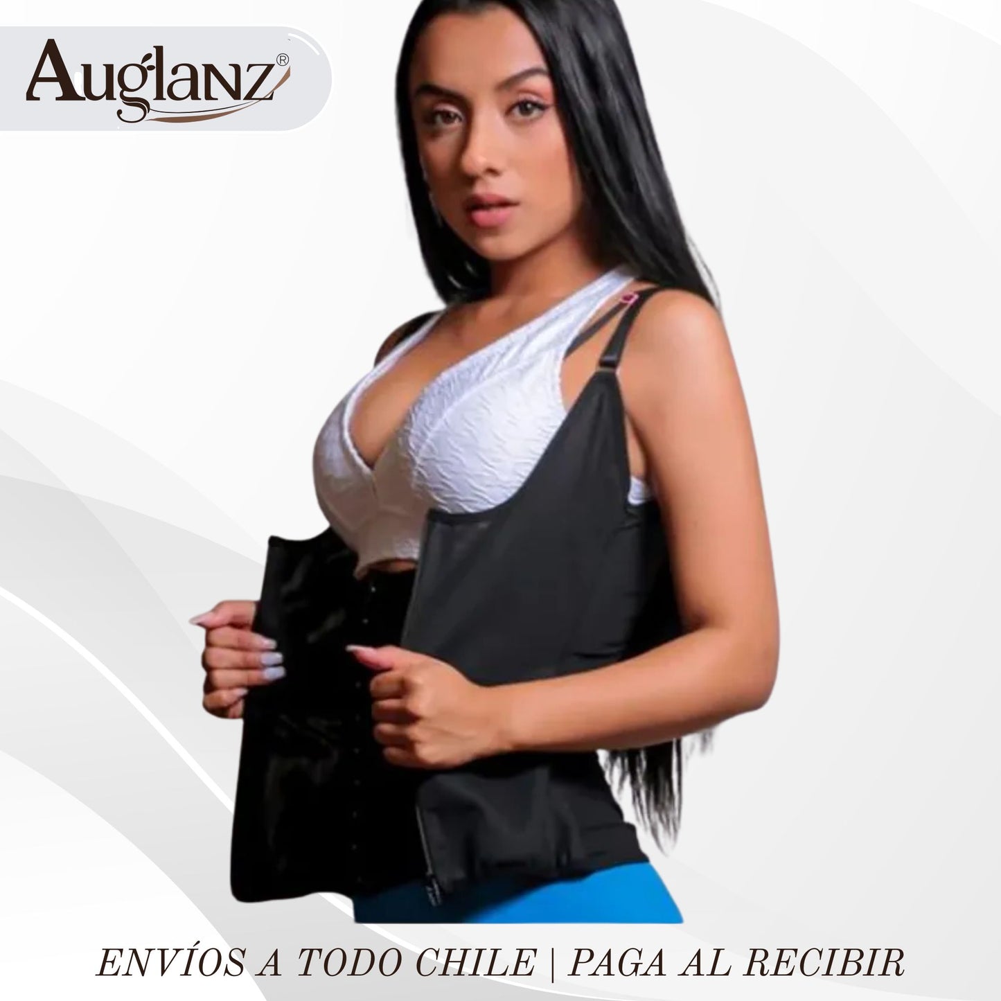 SiluetaGlanz™ | Chaleco Reductor Doble Presión